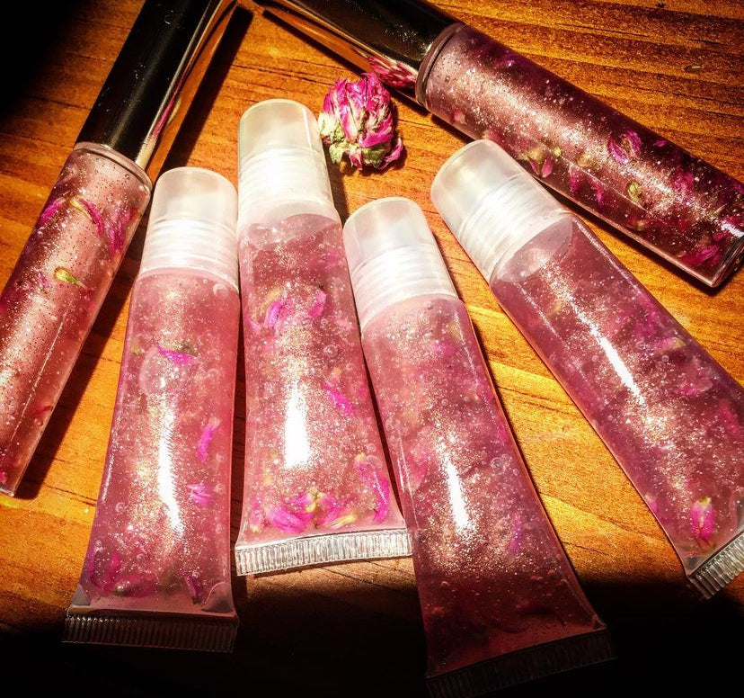 "Pink About It" Raspberry Vegan Lip Gloss