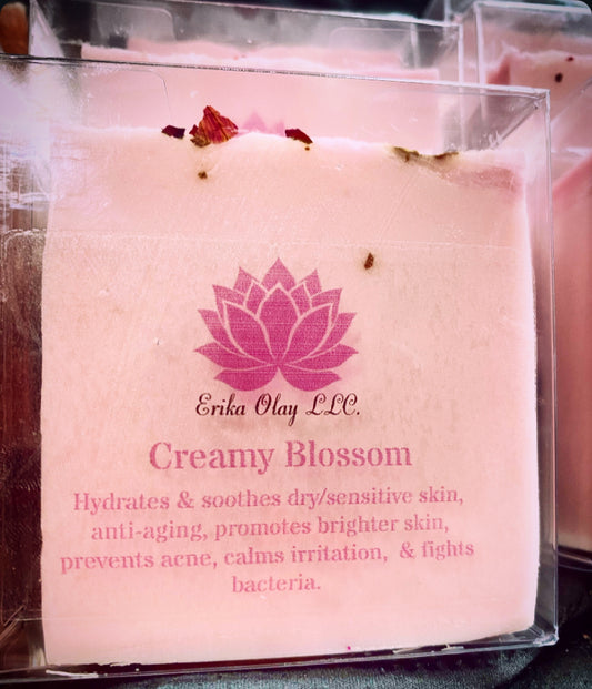 “Creamy Blossom” Natural Facial/Body Soap