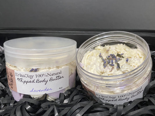 "Creamy Lavender" Natural Whipped Body Butter